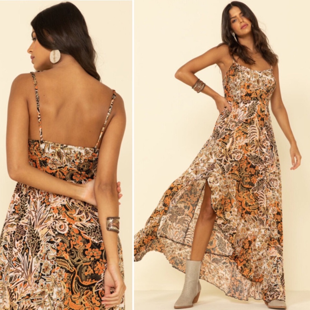 Free People Forever Yours Smocked Slip Dress